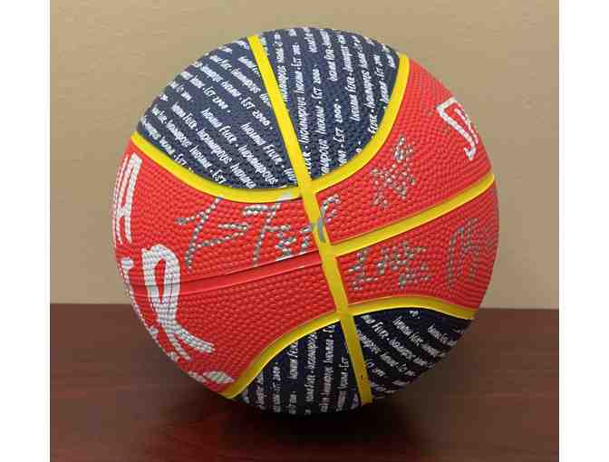 2021 Indiana Fever Autographed Miniature Basketball