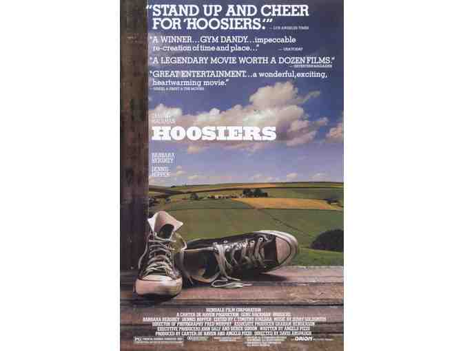 Signed by Team and Angelo Pizzo 'Hoosiers' Movie Poster (27x40)