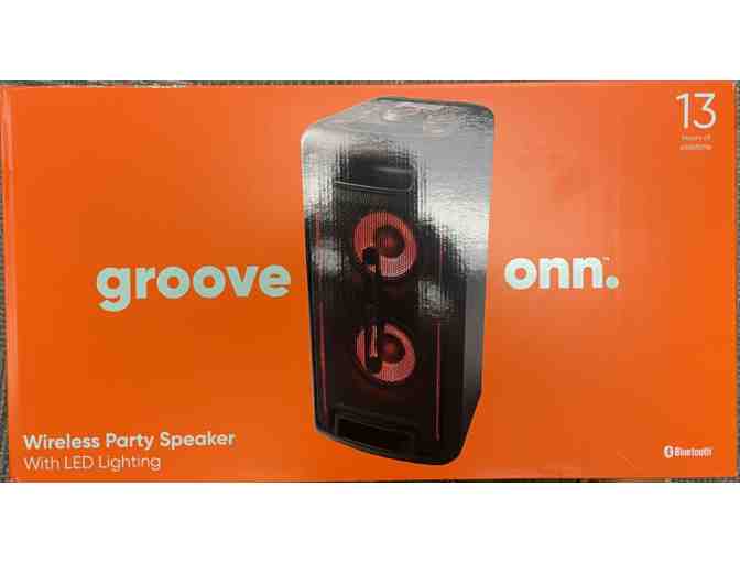 onn. Wireless Party Speaker with LED Lighting