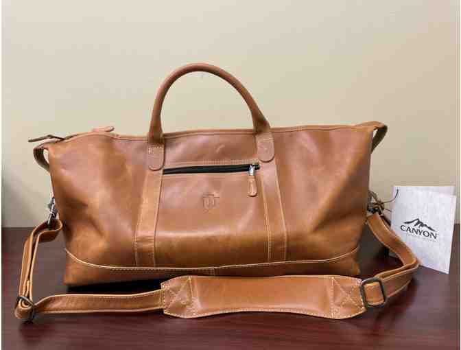 Leather IU Travel Bag