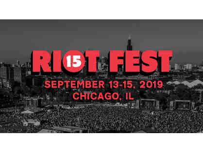 Two General Admission Weekend Passes to Riot Fest