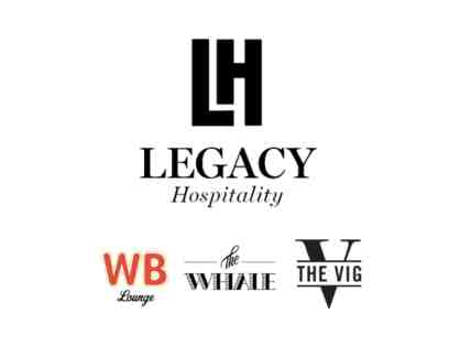 $50 Gift Card to be used at any Legacy Hospitality Restaurant