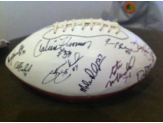 Chicago Bears '85 Super Bowl Championship team signed football