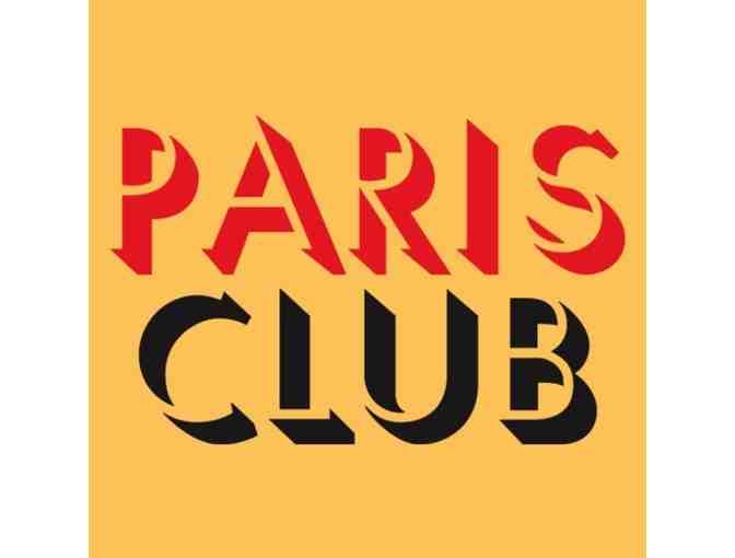 Paris Club Restaurant - $50 Gift Card