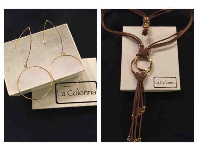 La Colonna Imports of Wilmette Jewelry- Necklace & Earrings