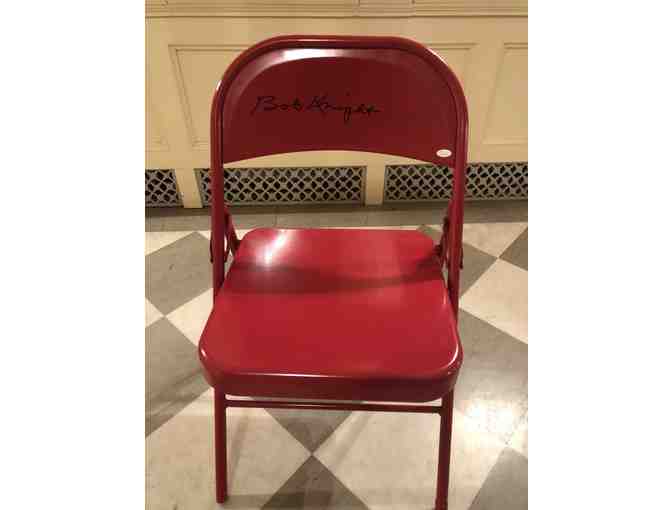 Autographed Bobby Knight Chair!