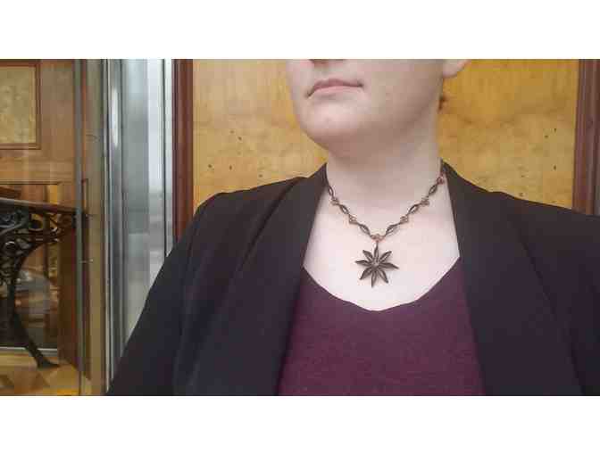 Bronze 'Star Anise' Necklace