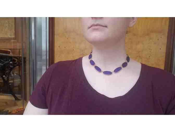 Hand Carved Glass Necklace