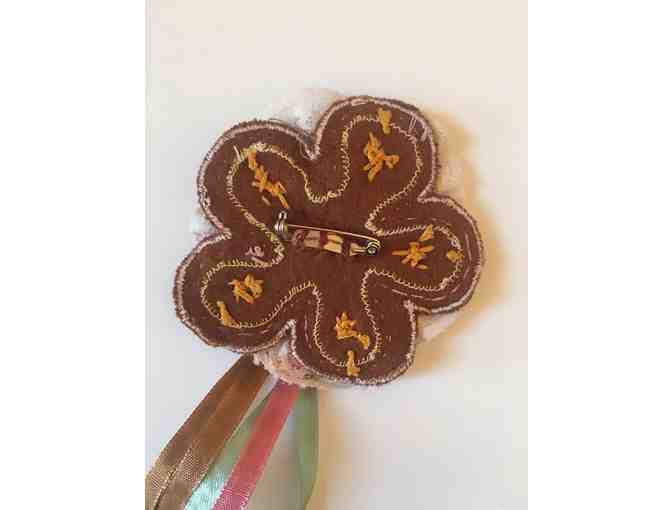 Handcrafted Flower Brooch Pin