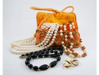 Thai Silk Jewelry Tote Bag