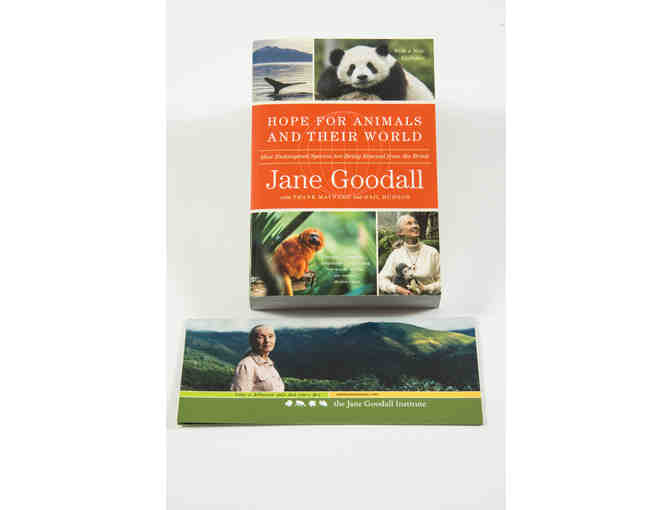 Signed Copy of Jane Goodall's Book - Hope for Animals and Their World