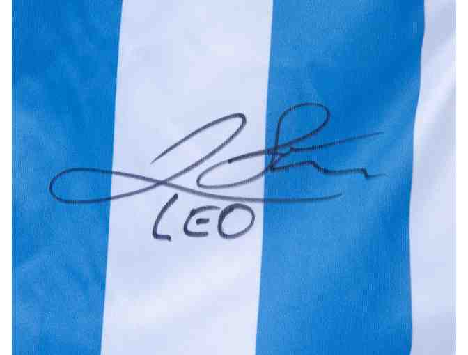 2014 FIFA World Cup Lionel Messi Argentina Signed Home Shirt Jersey with COA