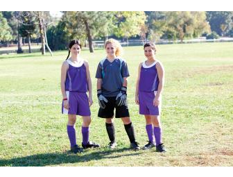 Uniforms for an Entire Youth Soccer Team and Special Edition Golden Lion Tamarin Soccer Balls