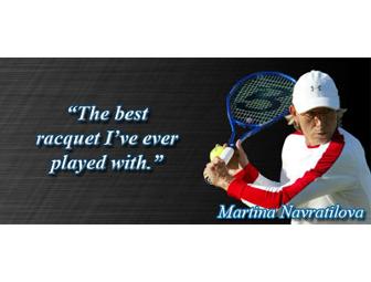 Autographed Martina Navratilova Tennis Racquet