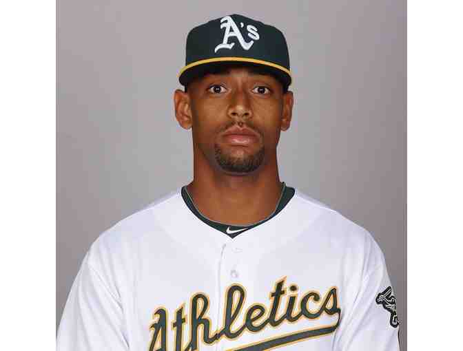 Autographed Baseball: Khris Davis Oakland A's