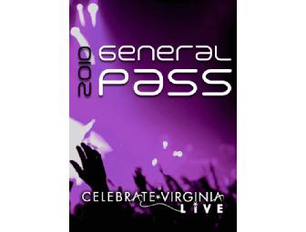 Celebrate Virginia Live General Admission Season Passes