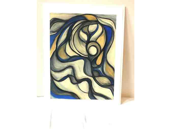 Blue Madonna and Child