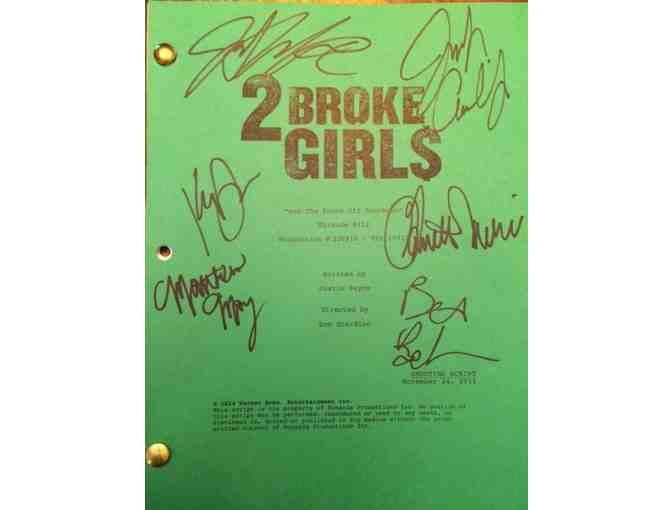2 Broke Girls Signed Script
