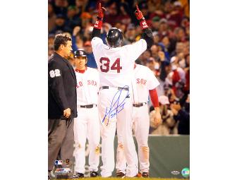 David Ortiz Autographed Baseball Piece Red Sox - Photo 1