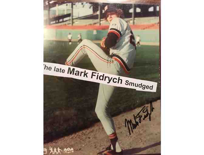 Autographed picture of Mark 'the Bird' Fidrych