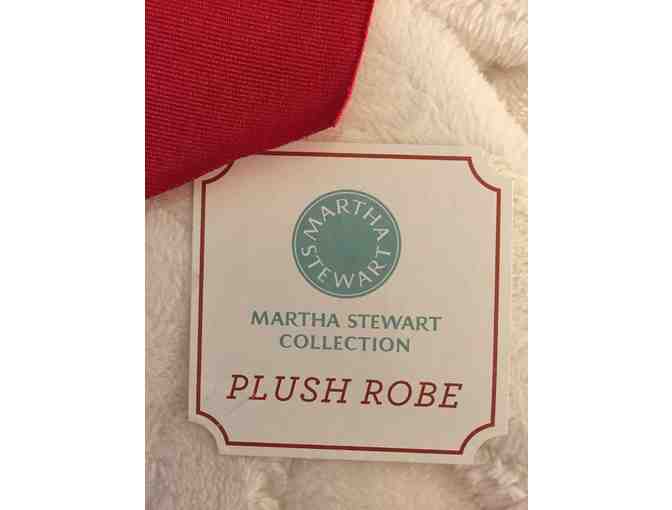 Martha Stewart Collection - Plush Robe -  White