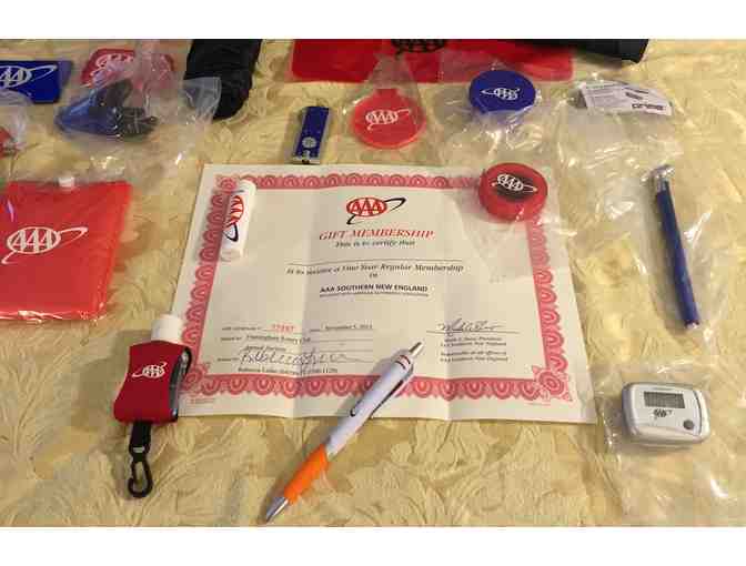 AAA Package, AAA single membership and AAA Travel Bag with lots of goodies