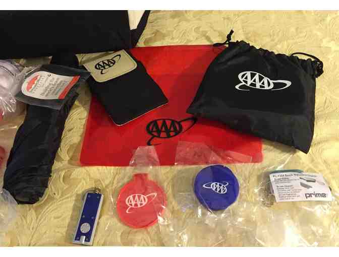 AAA Package, AAA single membership and AAA Travel Bag with lots of goodies