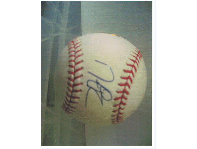 Dustin Pedrioa - Autographed Baseball