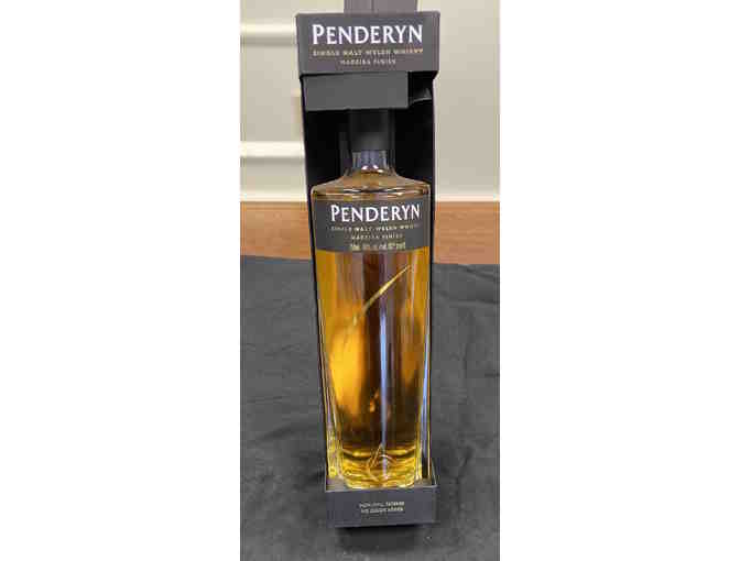 A Bottle of Penderyn Single Malt Welsh Whisky - Madeira Finish