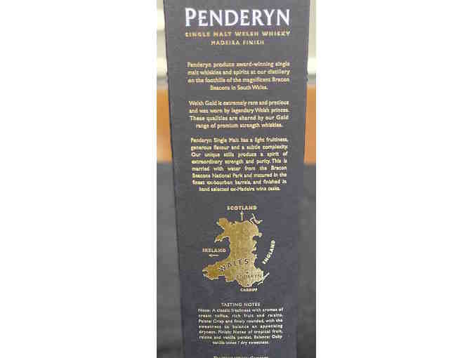 A Bottle of Penderyn Single Malt Welsh Whisky - Madeira Finish