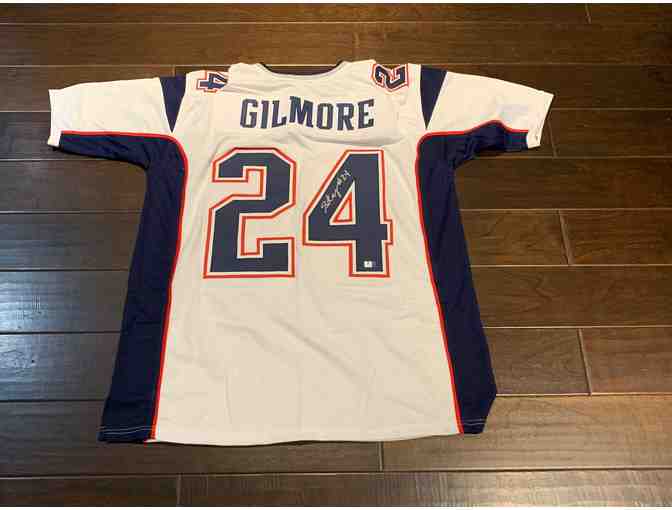 Stephon Gilmore New England Patriots Autographed Jersey