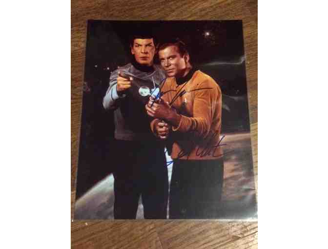 William Shatner/Leonard Nimoy Star Trek Autographed Photo