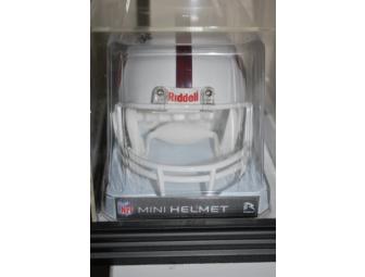 Mini Footbal Helmet signed by Famed Notre Dame Coach Lou Holtz