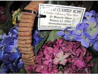 Hydrangea Basket from Town and Country Home