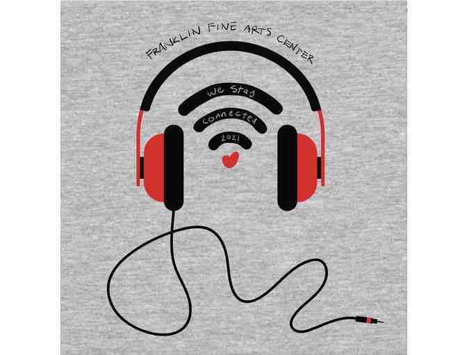 We Stay Connected: Grey Headphones: Adult XL