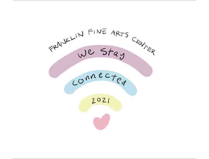 We Stay Connected: White Rainbow: Adult M