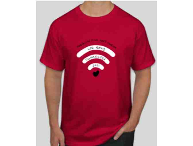 We Stay Connected: Red Wireless: Adult L