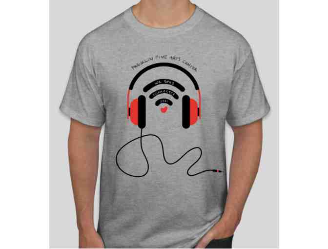 We Stay Connected: Grey Headphones: Adult XXL