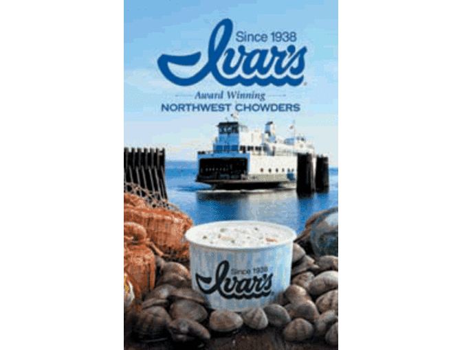 Ivar's and Kidd Valley Restaurant - $25 Gift Certificate