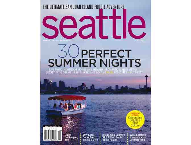 Seattle Magazine - One Year Subscription