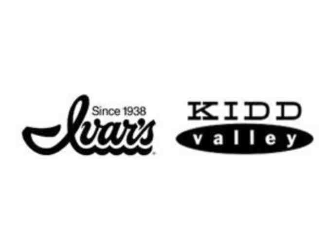 Ivar's and Kidd Valley Restaurant - $25 Gift Certificate
