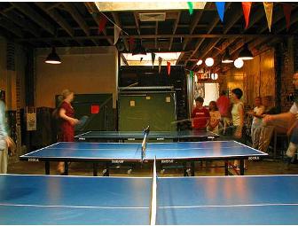 Ping Pong  and Pizza for 6 Anyone?