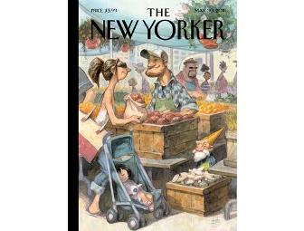 Peter De Seve's New Yorker Cover, ' Small Growers'. Signed Proof