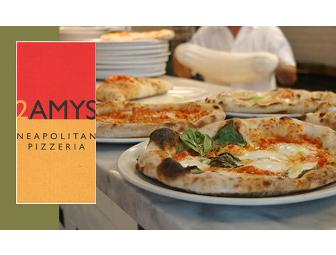 2 dinner at 2 Amys   (gift certificate for $50)