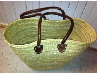 Farm-centric Book Collection from Rodale with lovely 'panier- style' basket