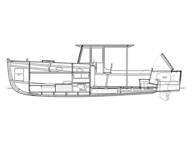 Boat Plans for BOWLER - 26' Weekend Cruiser