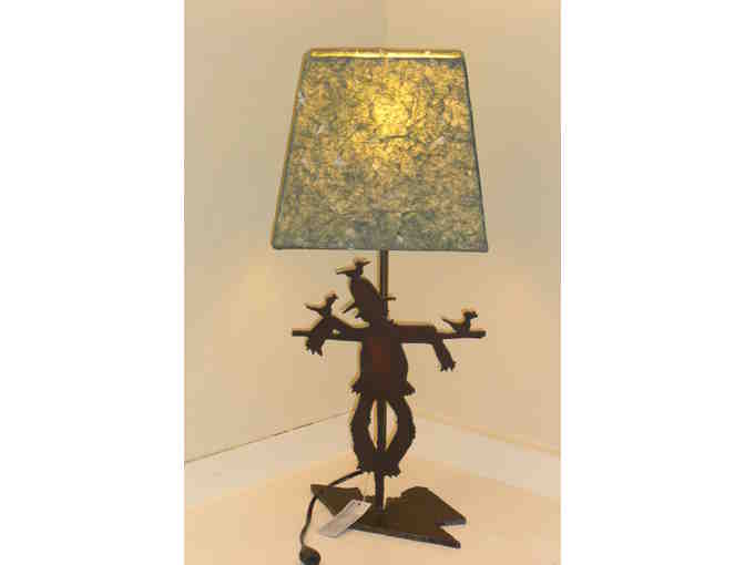 Scarecrow Lamp with Handmade Paper Shade