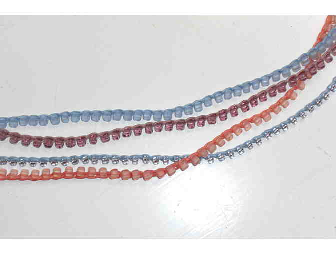 Handmade Glass Bead Necklace from Blossom Studio