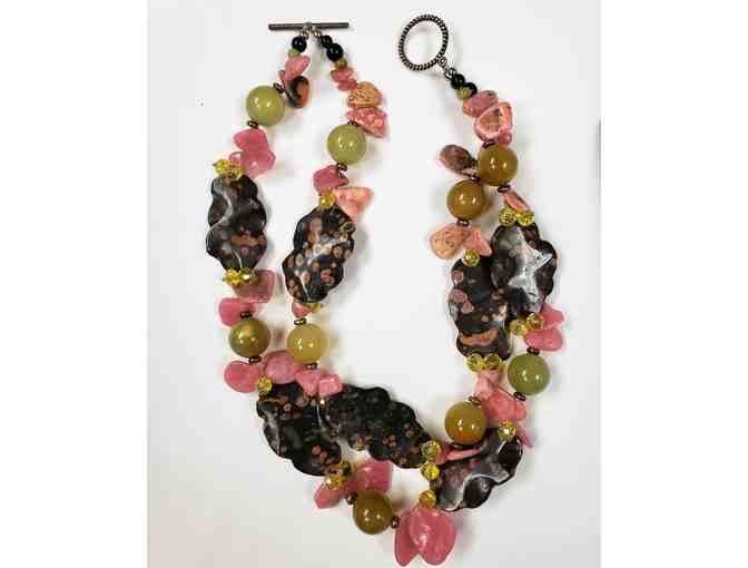 Handstrung Semi-precious Stone Necklace from Ann Parker