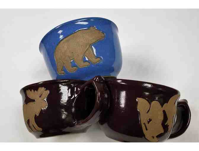Cozy Critters -- Ceramic Bowls Set